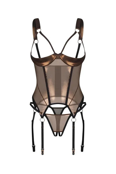 Guêpière ouverte Soranna par Obsessive