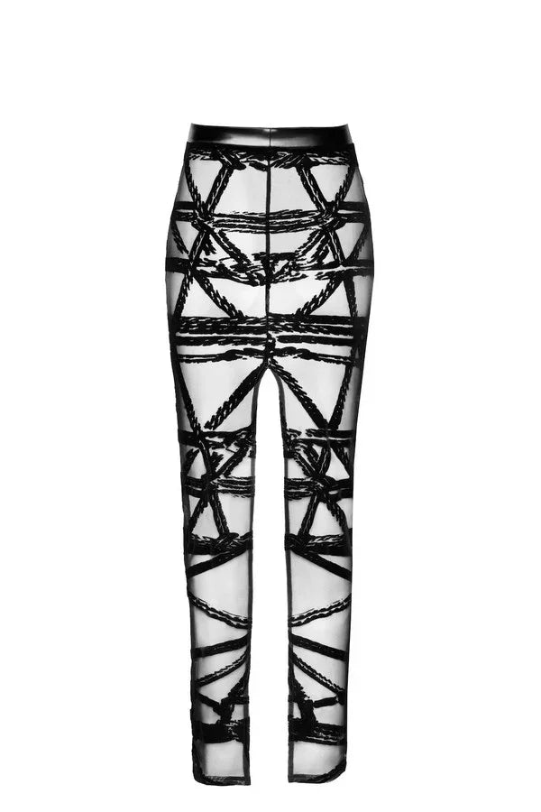 Jupe longue Bondesque F360 par Noir Handmade