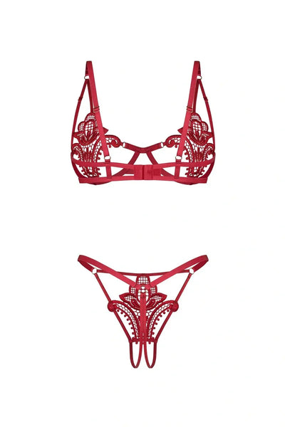 Ensemble Luise Sublim rouge par Obsessive