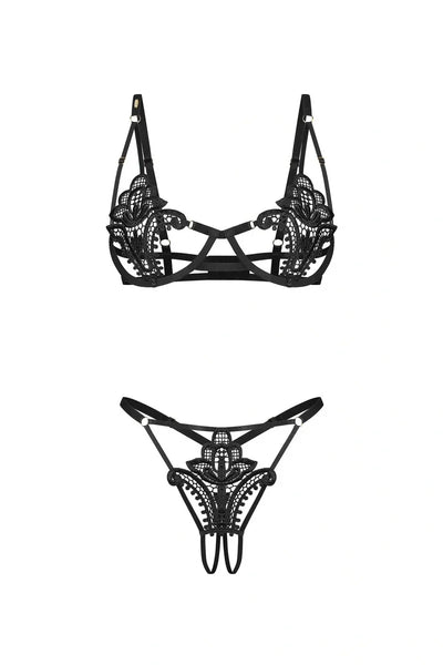 Ensemble Luise Sublim noir par Obsessive