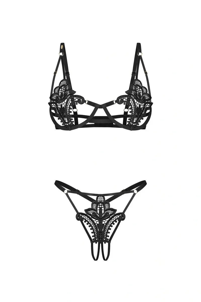 Ensemble Luise Sublim noir par Obsessive