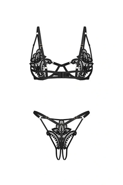Ensemble Luise Sublim noir par Obsessive
