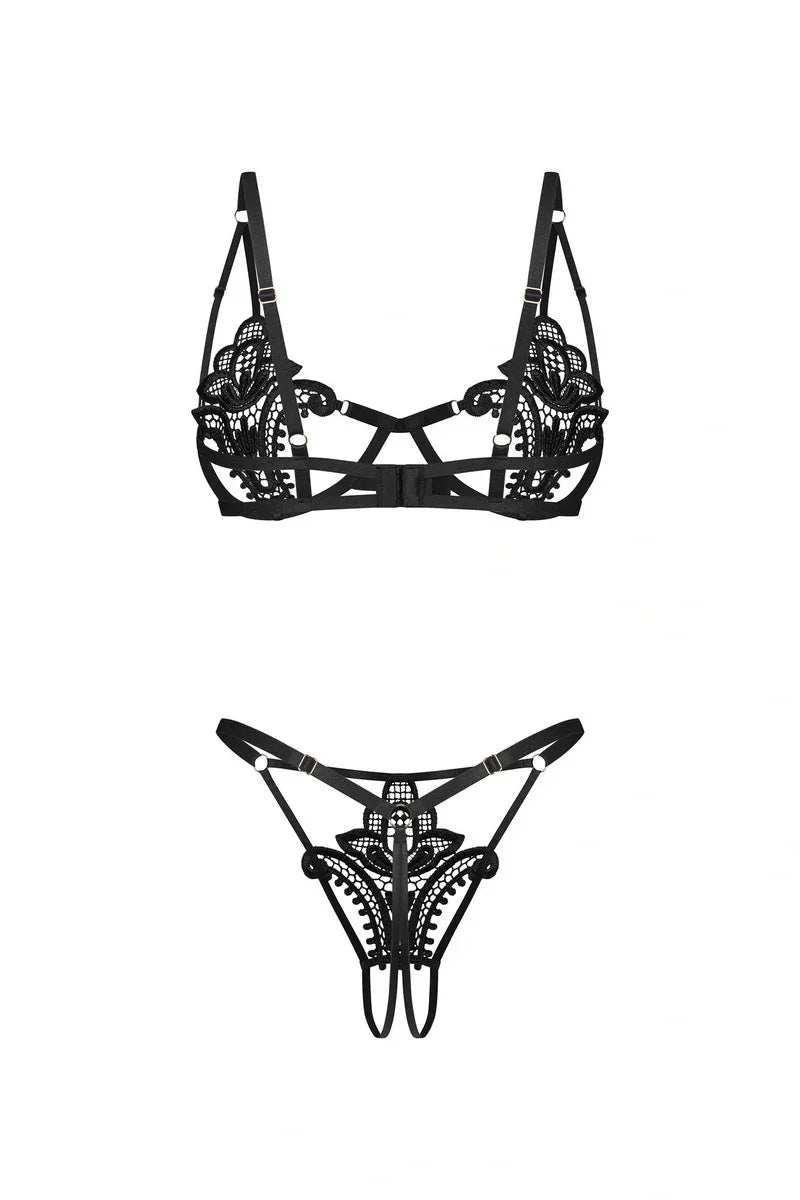 Ensemble Luise Sublim noir par Obsessive