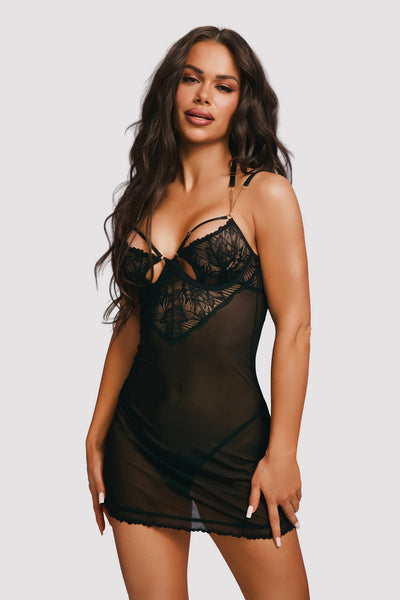 Babydoll Matildea Schwarz