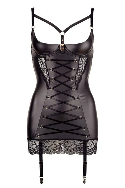 Nuisette ouverte noire (M) par Abierta Fina