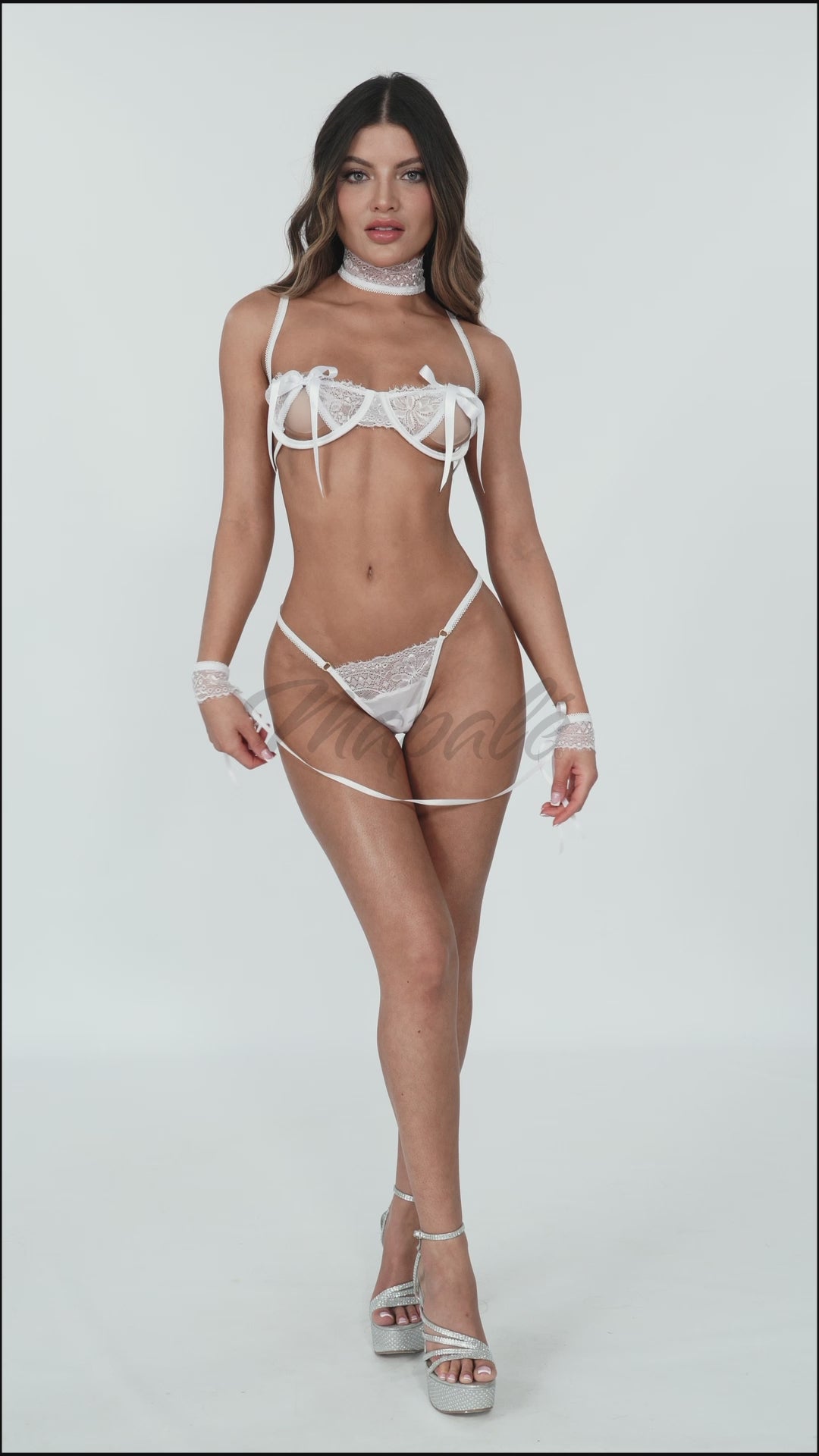 Charger la vidéo: Ensemble 4 pièces Pure Temptation