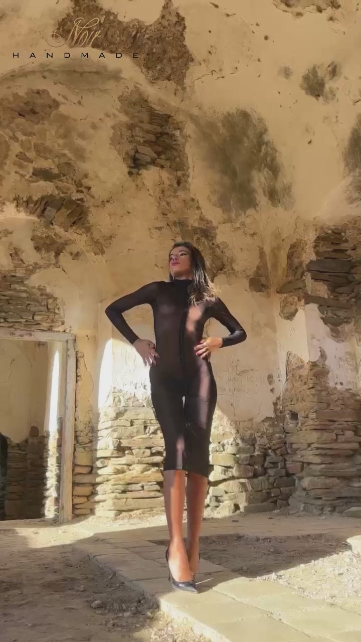 Charger la vidéo: Robe transparente F347 Ecstasy