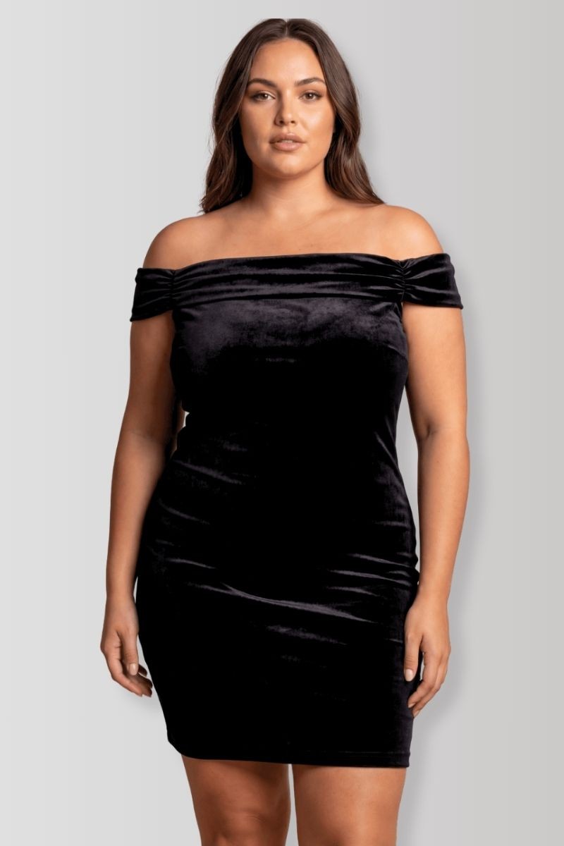 Giulia Samt-Minikleid