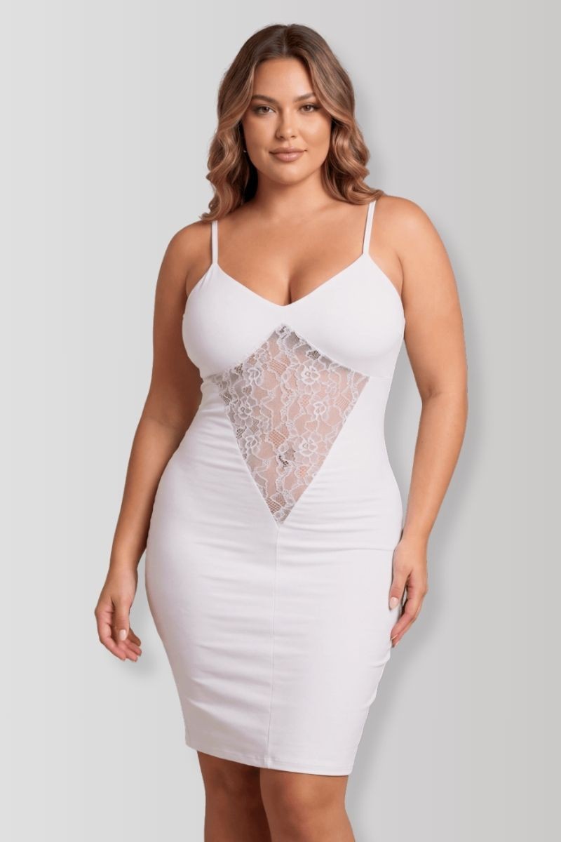 Emilia Weißes Minikleid