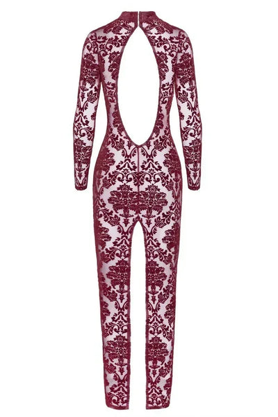 Robe longue Kink Royal F383 par Noir Handmade