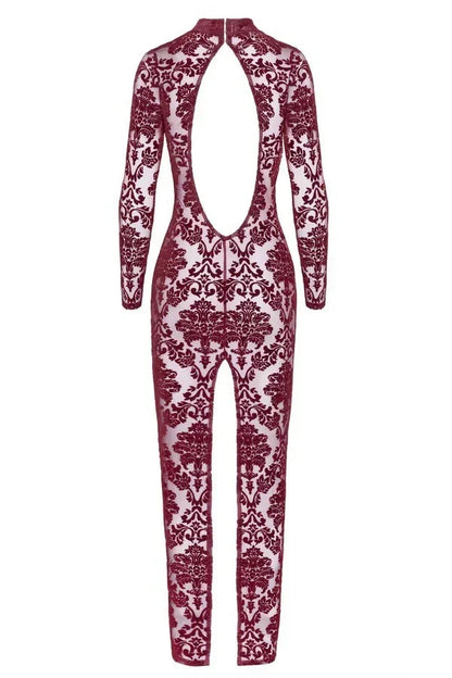 Robe longue Kink Royal F383 par Noir Handmade