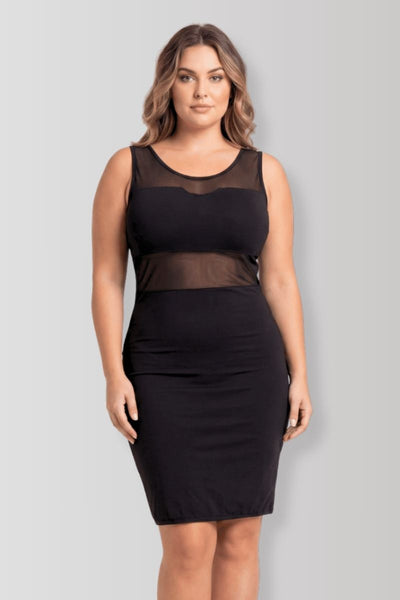Streifen-Bodycon-Kleid