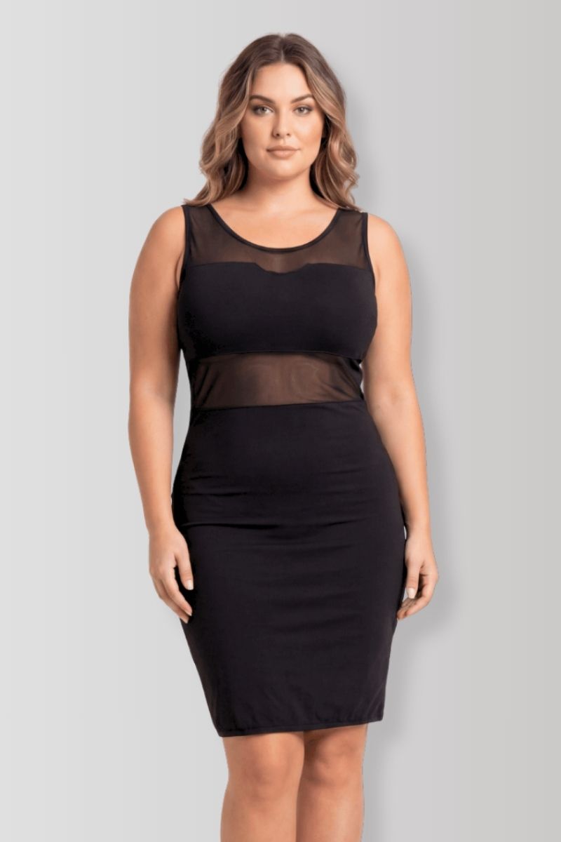 Streifen-Bodycon-Kleid