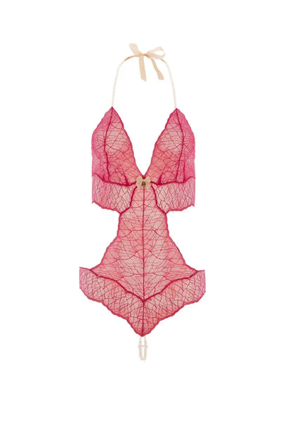 Body perles Sydney rouge par Bracli