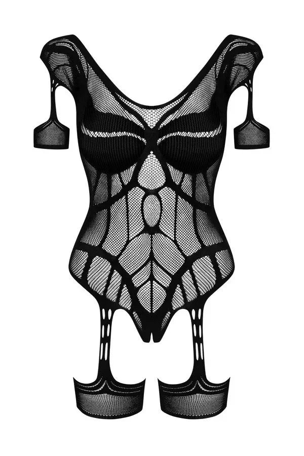 Body résille jarretelles G334 par Obsessive