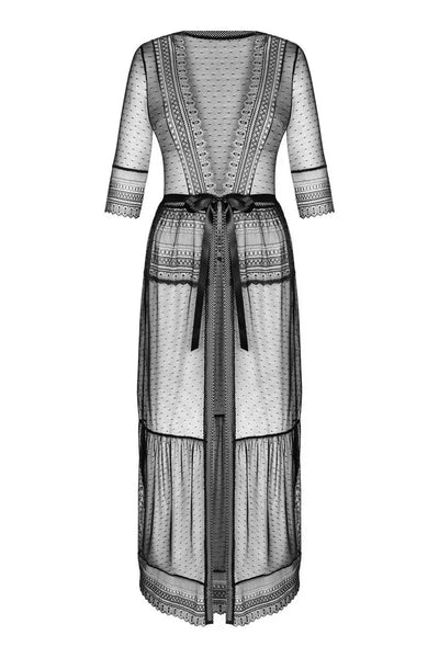 Déshabillé noir Estiqua par Obsessive