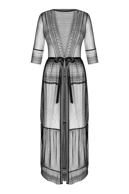 Déshabillé noir Estiqua par Obsessive