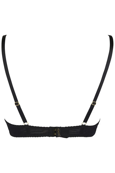 Soutien-gorge ouvert noir V-10051 par Axami