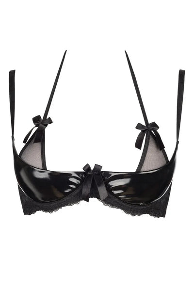 Soutien-gorge ouvert Noir V-6471 par Axami