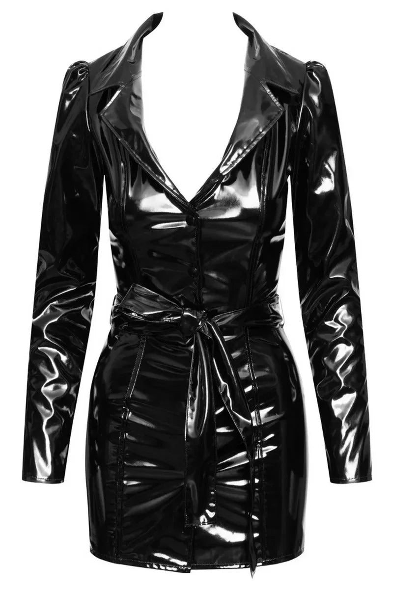 Robe trench laquée par Black Level