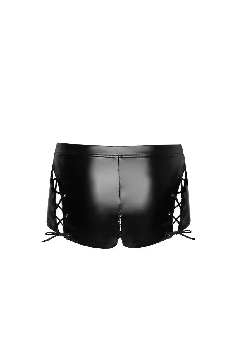 Short vinyle moulant F292 par Noir Handmade