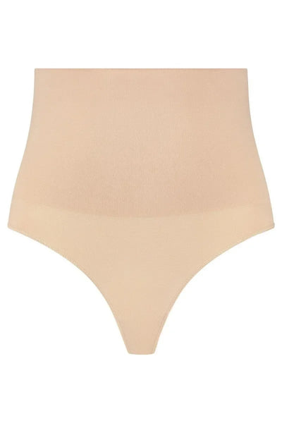 String taille haute sans couture beige par Bye Bra