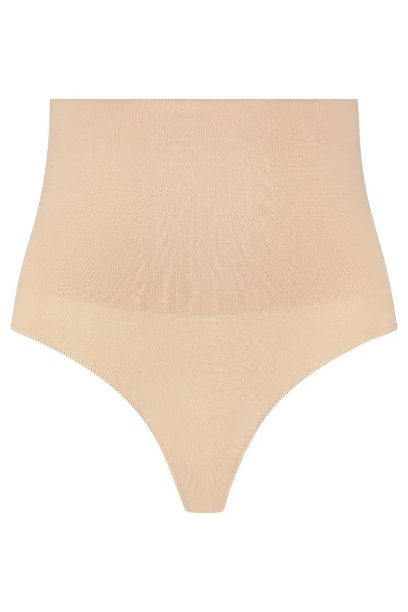String taille haute sans couture beige par Bye Bra