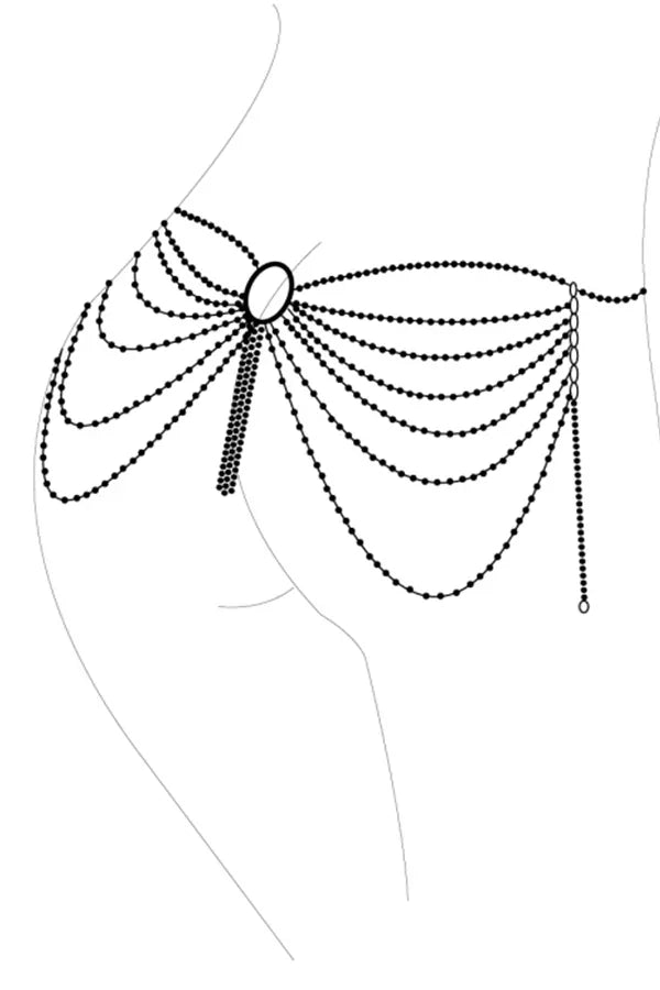 Tour de taille Magnifique argenté par Bijoux Indiscrets