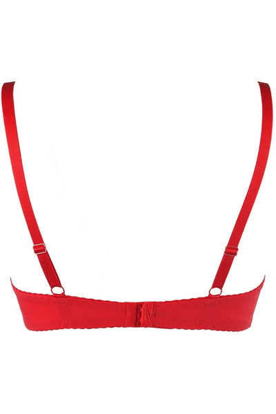 Soutien-gorge rouge V-10351 par Axami