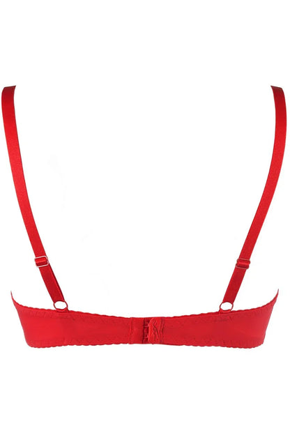 Soutien-gorge rouge V-10351 par Axami